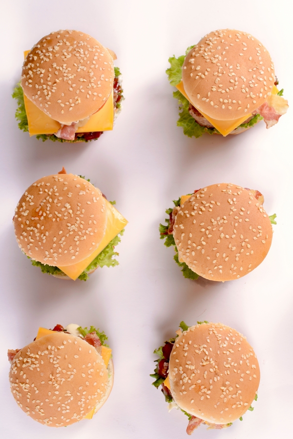 Idealne bułki na mini hamburgera